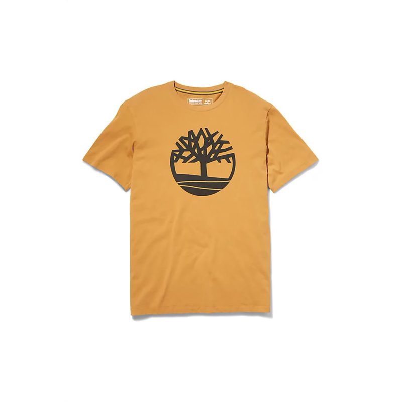 Timberland Ανδρική Μπλούζα T-Shirt River Tree Logo Organic Cotton A2C2R-P47 Ταμπά
