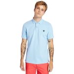 Timberland Ανδρική Μπλούζα SS Millers River Pique Polo TB0A2BNMBF2 Γαλάζιο