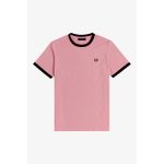Fred Perry Ανδρική Μπλούζα Ringer T-Shirt M3519-J10 Chalky Pink