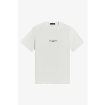 Fred Perry Ανδρική Μπλούζα Embroidered T-Shirt M1609-129 Snow White