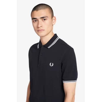 Fred Perry Ανδρική Μπλούζα Twin Tipped Polo M3600-238 Navy