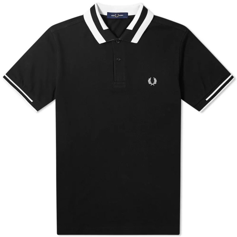 Fred Perry Ανδρική Μπλούζα Block Tipped Polo Shirt M7503-102 Black