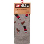 John Frank Ανδρικές Κάλτσες Cola JFLSFUN64 ONE SIZE 40-45 Γκρι