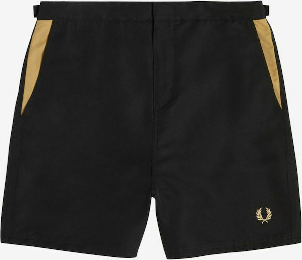 Fred Perry Ανδρικό Μαγιό Contrast Panel Swimshort S1515102 Black