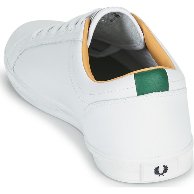 Fred Perry Ανδρικά Δερμάτινα Παπούτσια Baseline Leather B1228-100 White