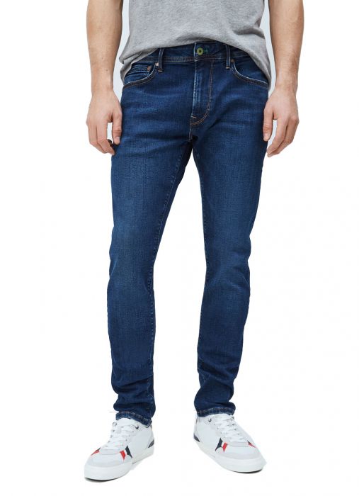 Pepe Jeans Ανδρικό Παντελόνι E2 STANLEY TAPER JEANS PM201705WH52000 Denim