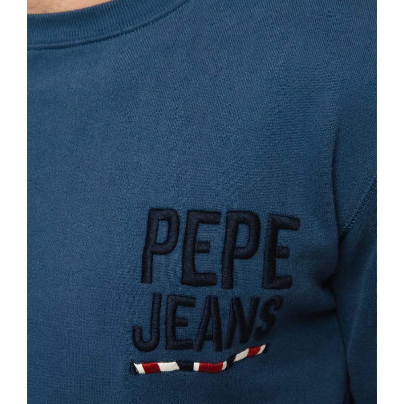 Pepe Jeans Ανδρικό Φούτερ EDISON BASIC SWEATSHIRT PM582029-571 Scout Blue