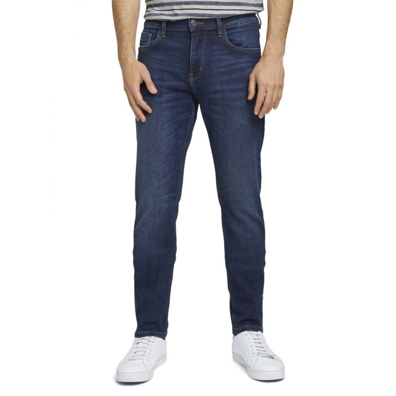 Tom Tailor Ανδρικό Παντελόνι Josh Jeans Regular Slim 1027229-10282 Dark Stone Wash Denim