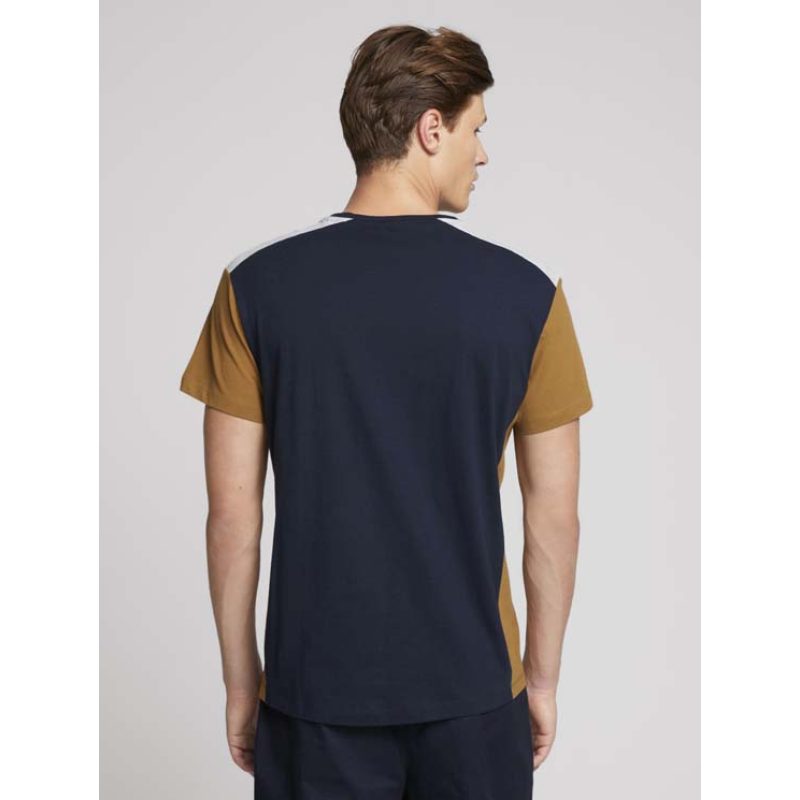 Tom Tailor Ανδρική Μπλούζα Organic Cotton T-Shirt 1028180-10668 Μπλε