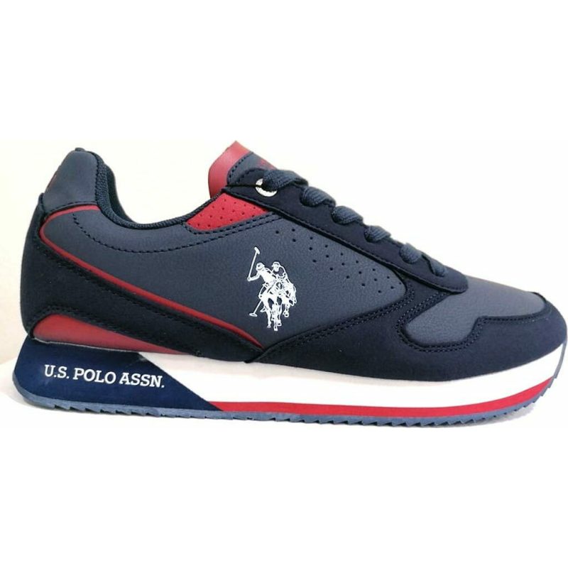 U.S Polo Assn. Ανδρικά Παπούτσια Sneakers NOBIL003-DBL002 Μπλε