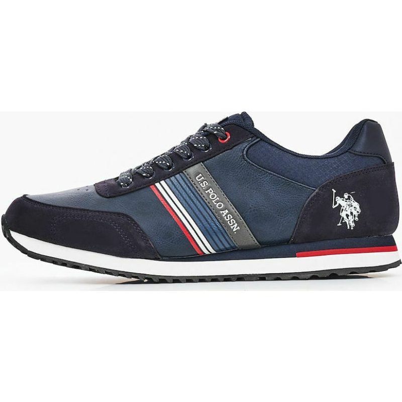U.S Polo Assn. Ανδρικά Παπούτσια Sneakers XIRIO001-DBL001 Μπλε