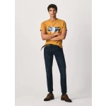 Pepe Jeans Ανδρική Μπλούζα T-Shirt Sacha PM507860-859 Μουσταρδί
