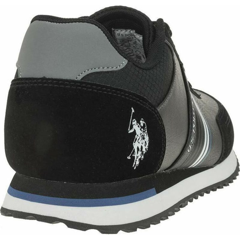 U.S Polo Assn. Ανδρικά Παπούτσια Sneakers XIRIO001-BLK Μαύρο