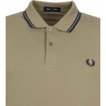 Fred Perry Ανδρική Μπλούζα Twin Tipped Polo M3600-N47 Sage-French Navy