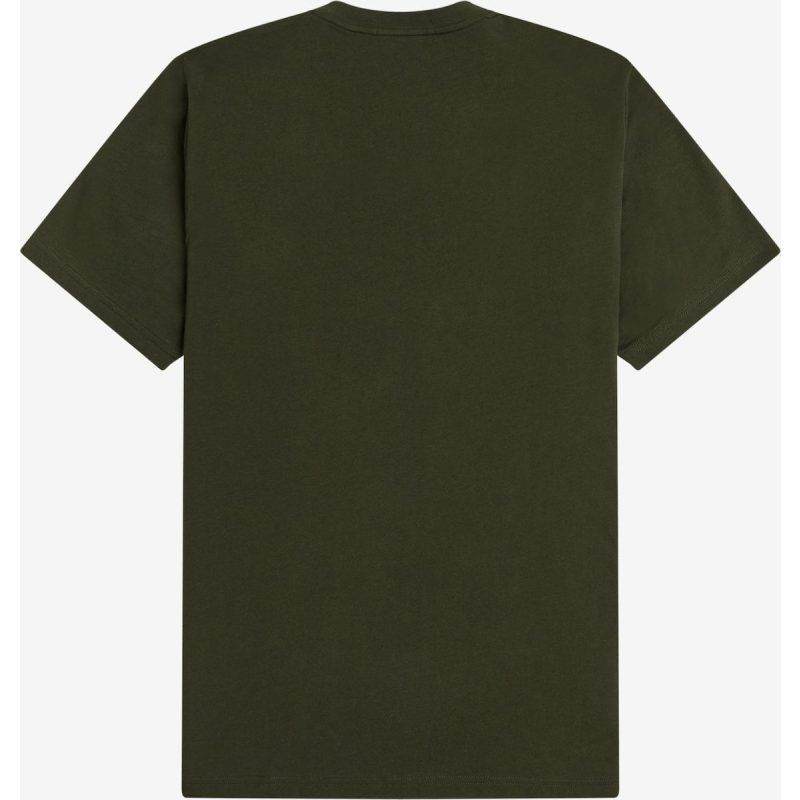 Fred Perry Ανδρική Μπλούζα Embroidered T-Shirt M2706-408 Hunting Green