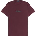 Fred Perry Ανδρική Μπλούζα Embroidered T-Shirt M2706-472 Aubergine