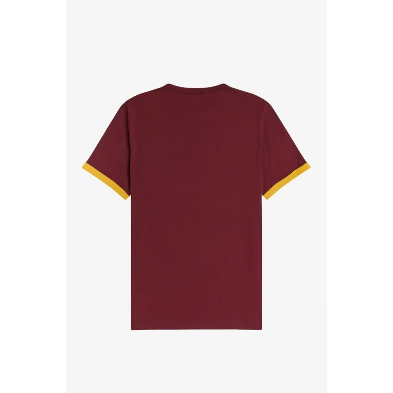 Fred Perry Ανδρική Μπλούζα Ringer T-Shirt M3519-I54 Aubergine