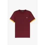 Fred Perry Ανδρική Μπλούζα Ringer T-Shirt M3519-I54 Aubergine