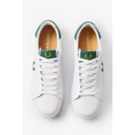 Fred Perry Ανδρικά Δερμάτινα Sneakers Spencer Leather B2333-100 White