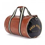 Fred Perry Αθλητική Τσάντα CONTRAST COLOUR BARREL BAG L2228-L67 Tan/Black