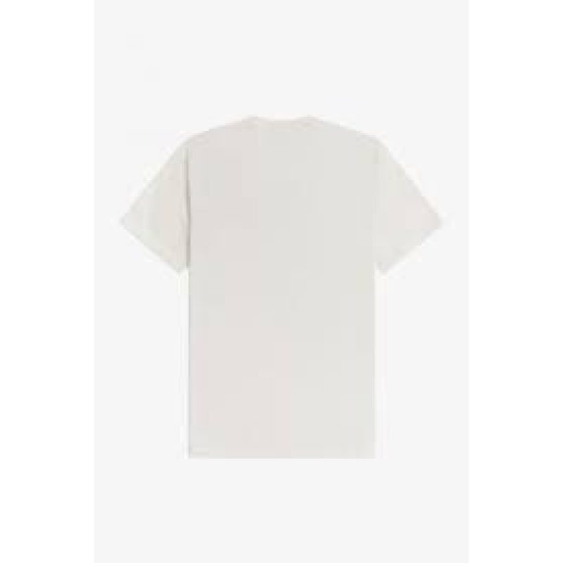 Fred Perry Ανδρική Μπλούζα Embroidered T-Shirt M2706-129 Snow White
