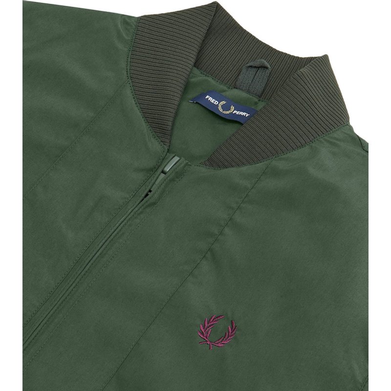 Fred Perry Ανδρικό Μπουφάν Quilted Bomber Jacket J7510-408 Hunting Green