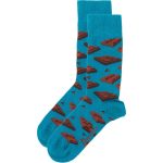 John Frank Ανδρικές Κάλτσες Chocolate JFLSFUN75 Blue ONE SIZE 40-45