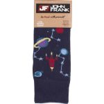 John Frank Ανδρικές Κάλτσες ONE SIZE 40-45 JFLSF19W33 Μπλε