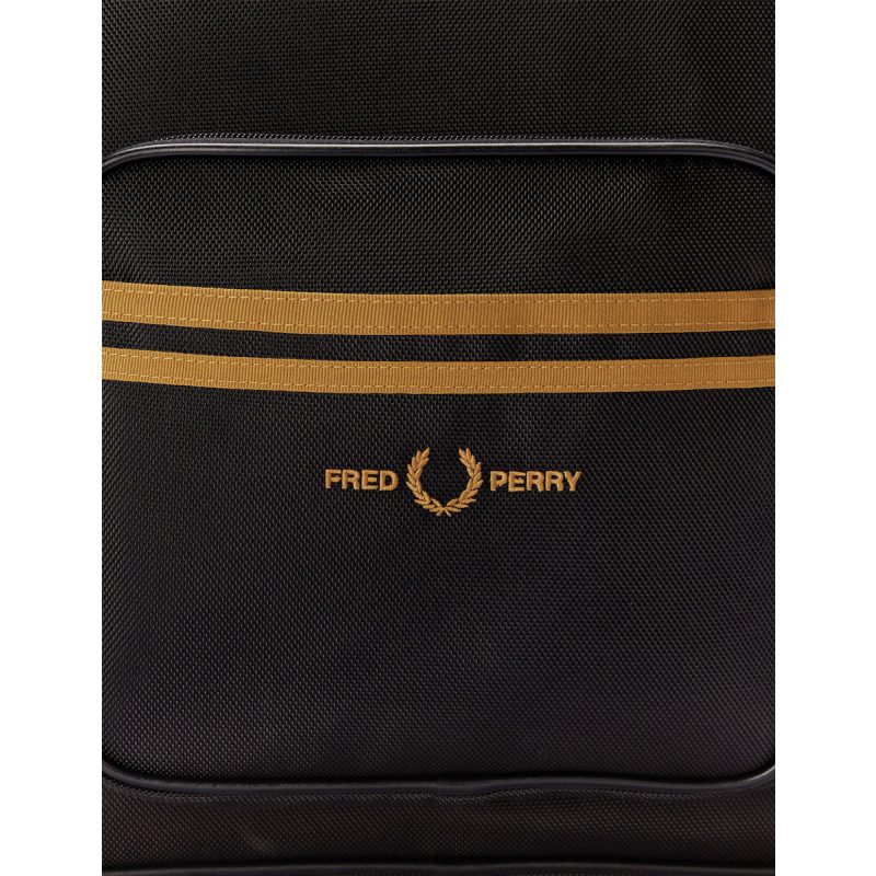 Fred Perry Tipped Tipped Μαυρο Ανδρικό Σακίδιο Πλάτης Μαύρο L2252-102