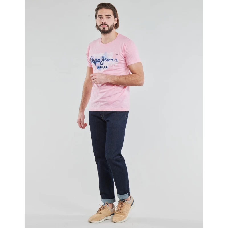 Pepe Jeans Golders Ανδρικό T-shirt PM503213-325 Ροζ