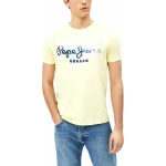 Pepe Jeans Ανδρικό T-shirt Με Στάμπα PM503213-014 Κίτρινο