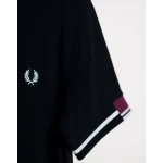 Fred Perry Ανδρική Μπλούζα Abstract Cuff T-Shirt M2621-102 Black