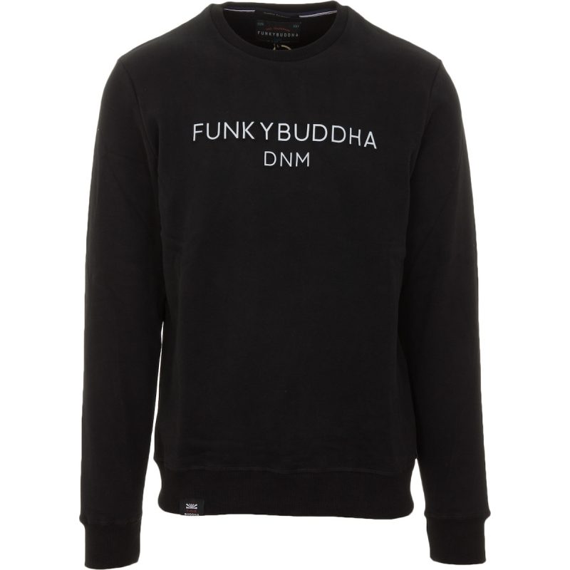 Funky Buddha Ανδρικό Φούτερ FBM002-004-06 Μαύρο