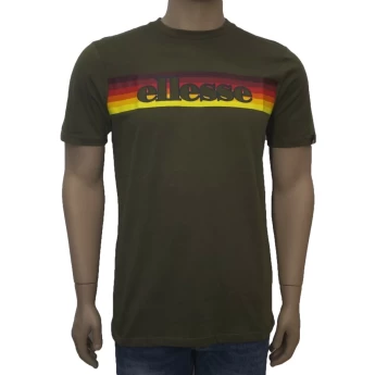 Ellesse Ανδρικό T-Shirt Με λογότυπο SHM13822-506 Χακί