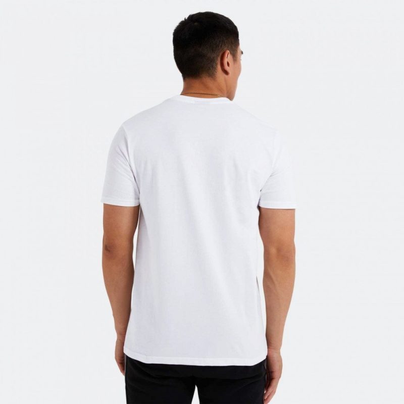 Ellesse Ανδρικό T-Shirt Με λογότυπο SHM06453-908 Λευκό