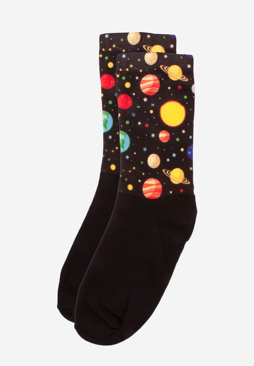 Ανδρικές Κάλτσες Trendy Galaxy ONE SIZE 4145 Βαμβακερές Μαύρο
