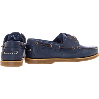 Lumberjack Δερμάτινα Ανδρικά Boat Shoes SM07804005H01-CC035 Μπλε