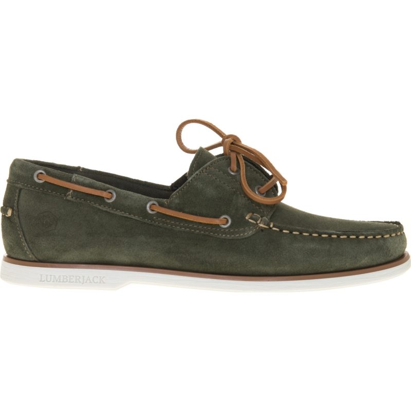 Lumberjack Δερμάτινα Ανδρικά Boat Shoes Suede SM07804007A04-CF008 Λαδί