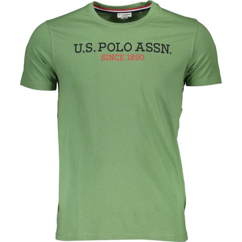 Us. Polo Assn. Ανδρική Μπλούζα Institutional T-Shirt 5994149351-148 Πράσινο