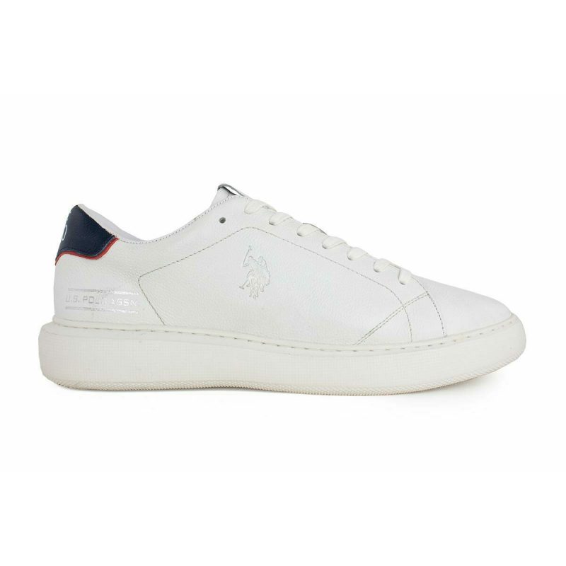 Ανδρικά Δερμάτινα Sneakers U.S. Polo Assn. Cryme003 Λευκό