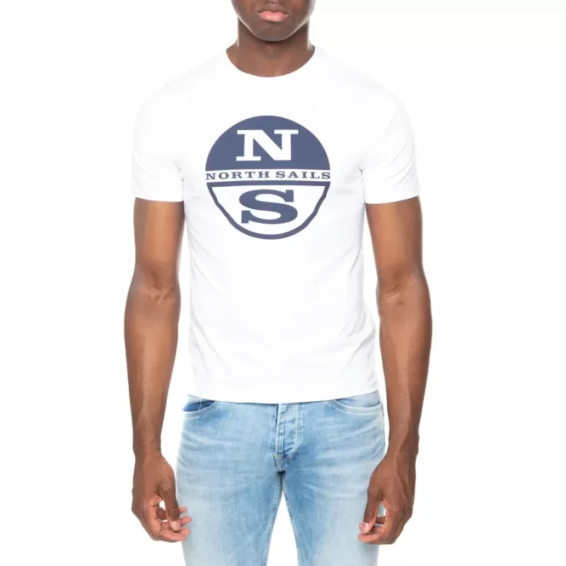 Ανδρική Μπλούζα North Sails T-Shirt Organic 692792 Λευκό