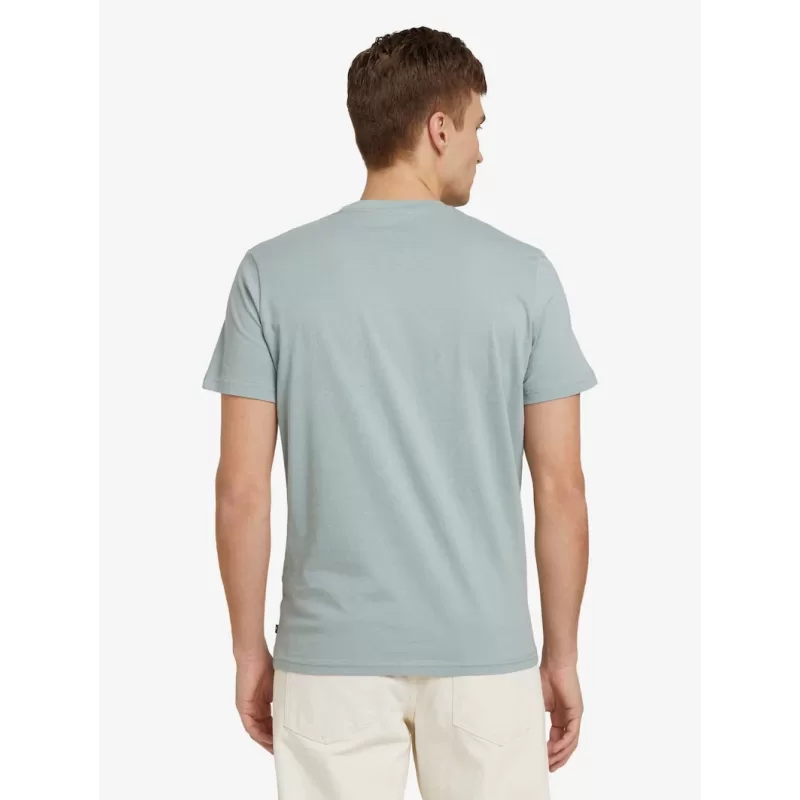 Ανδρική Μπλούζα Tom Tailor Printed Logo T-Shirt 1030034-12960 Πράσινο