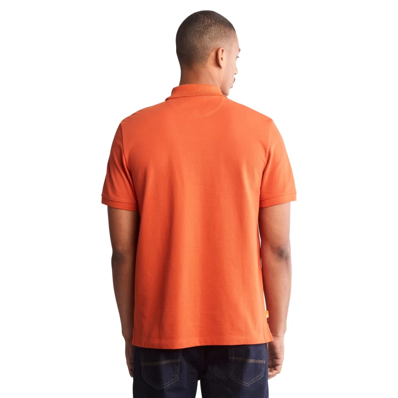 Timberland Ανδρική Μπλούζα SS Millers River Pique Polo TB0A26N4-CL7 Orange