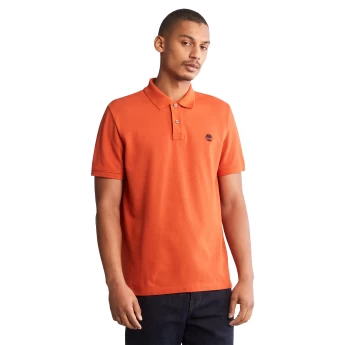 Timberland Ανδρική Μπλούζα SS Millers River Pique Polo TB0A26N4-CL7 Orange