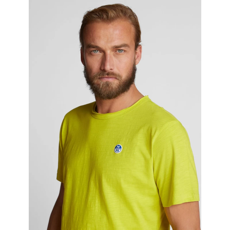 Ανδρική Μπλούζα North Sails T-Shirt Organic 692796-0470 Πράσινο