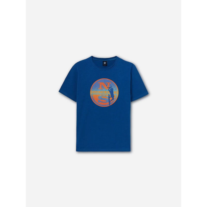 Ανδρική Μπλούζα North Sails T-Shirt Organic 692796-0788 Μπλε
