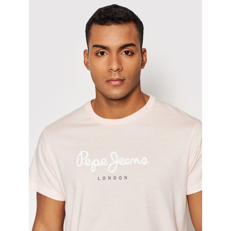 Pepe Jeans Ανδρικό T-Shirt Eggo PM508208-315 Ροζ