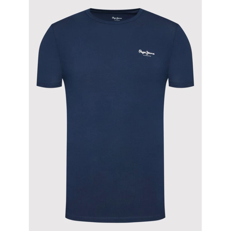Pepe Jeans Ανδρική Μπλούζα Original Basic T-Shirt PM508212-595 Μπλε