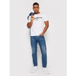 Pepe Jeans Ανδρικό T-shirt Original Stretch PM508210-800 Λευκό