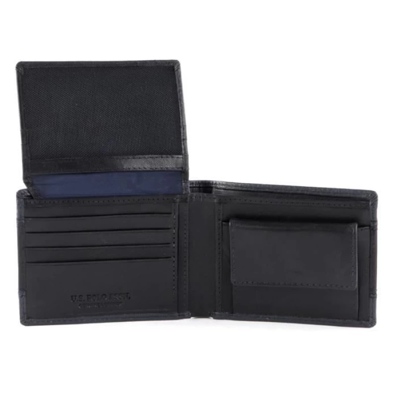 u s polo assn horizontal wallet with coin and fl 6 tobros.gr